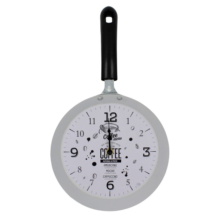 Falióra fehér serpenyő Kávé menü