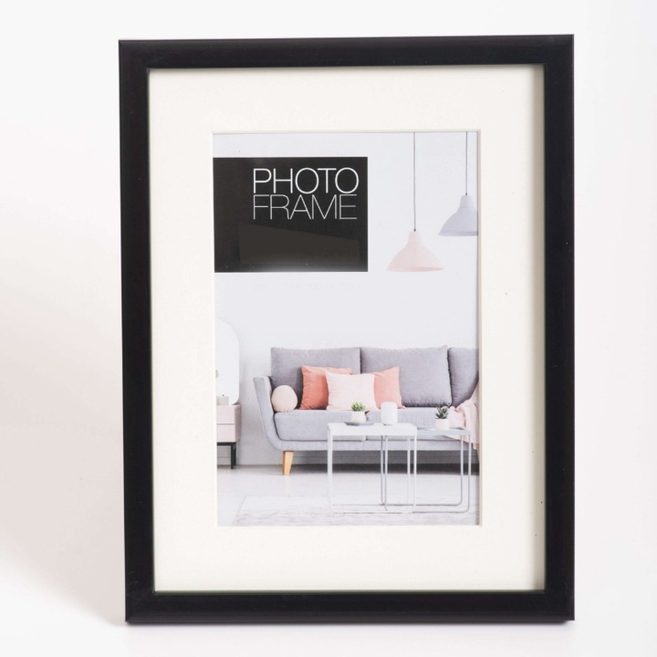 Rama foto, Acril, 15x20cm, Negru