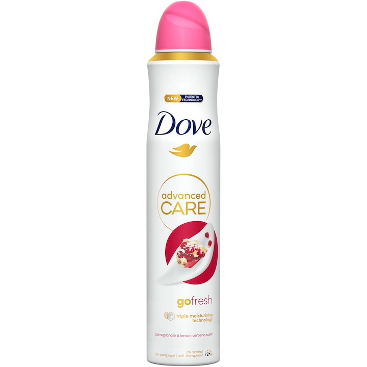 Дезодорант спрей Dove Advanced Care Spray Pomegrante, 200 мл