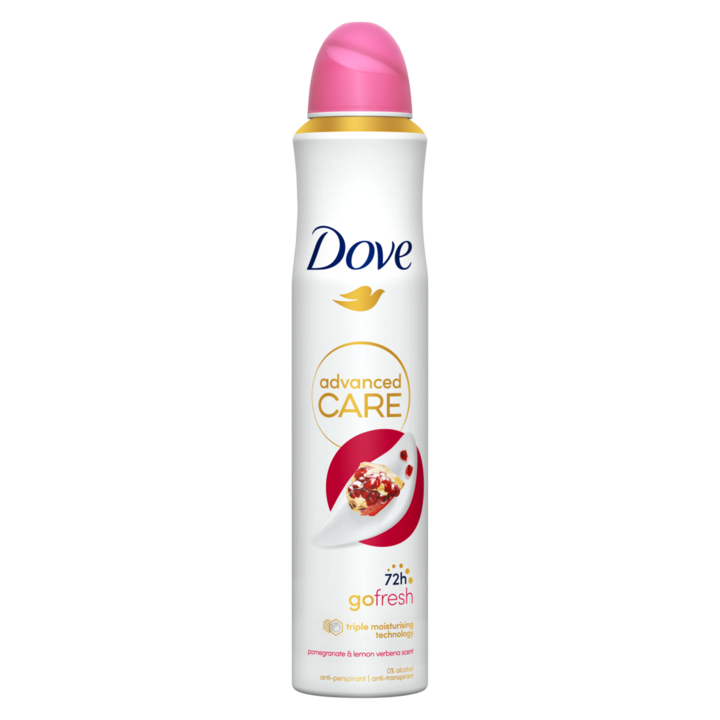Dove Go Fresh gránátalma női izzadásgátló dezodor, 200 ml