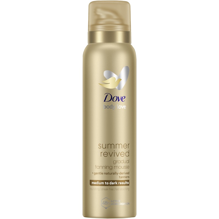 Dove Summer Revived önbarnító hab közepes-sötét árnyalatú bőrre, 150 ml