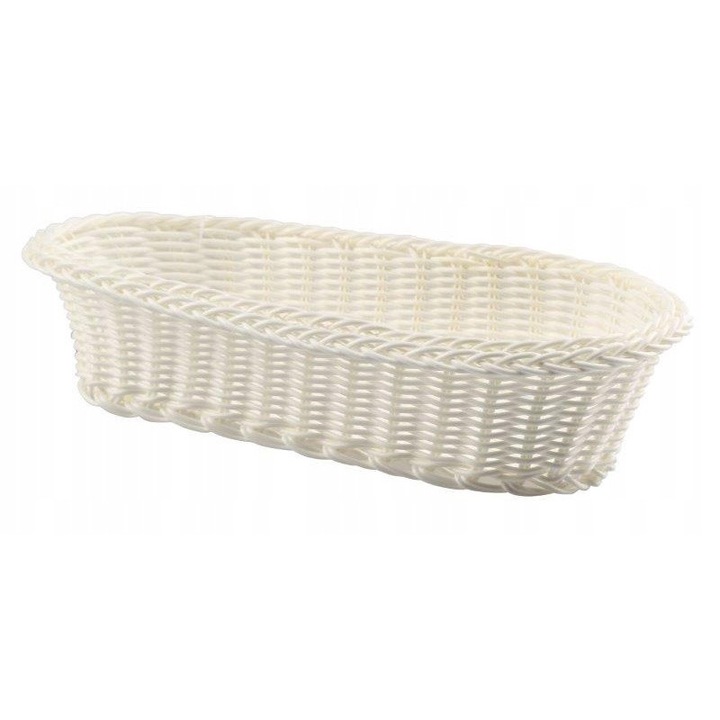 Cos pentru paine Galicja, Plastic, 29x15x8 cm, Crem