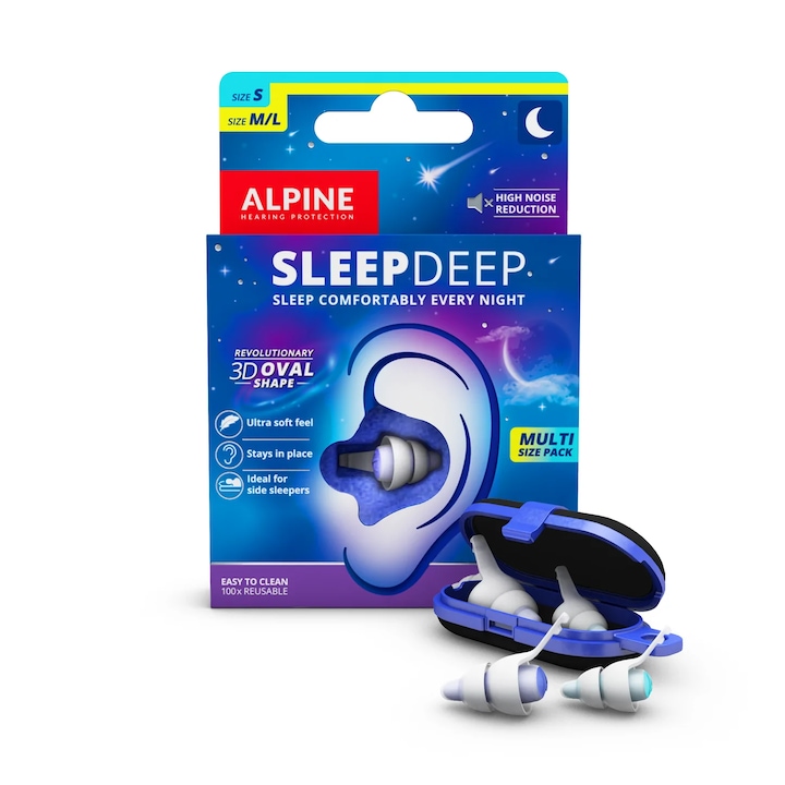 Alpine SleepDeep Multipack Füldugó alváshoz