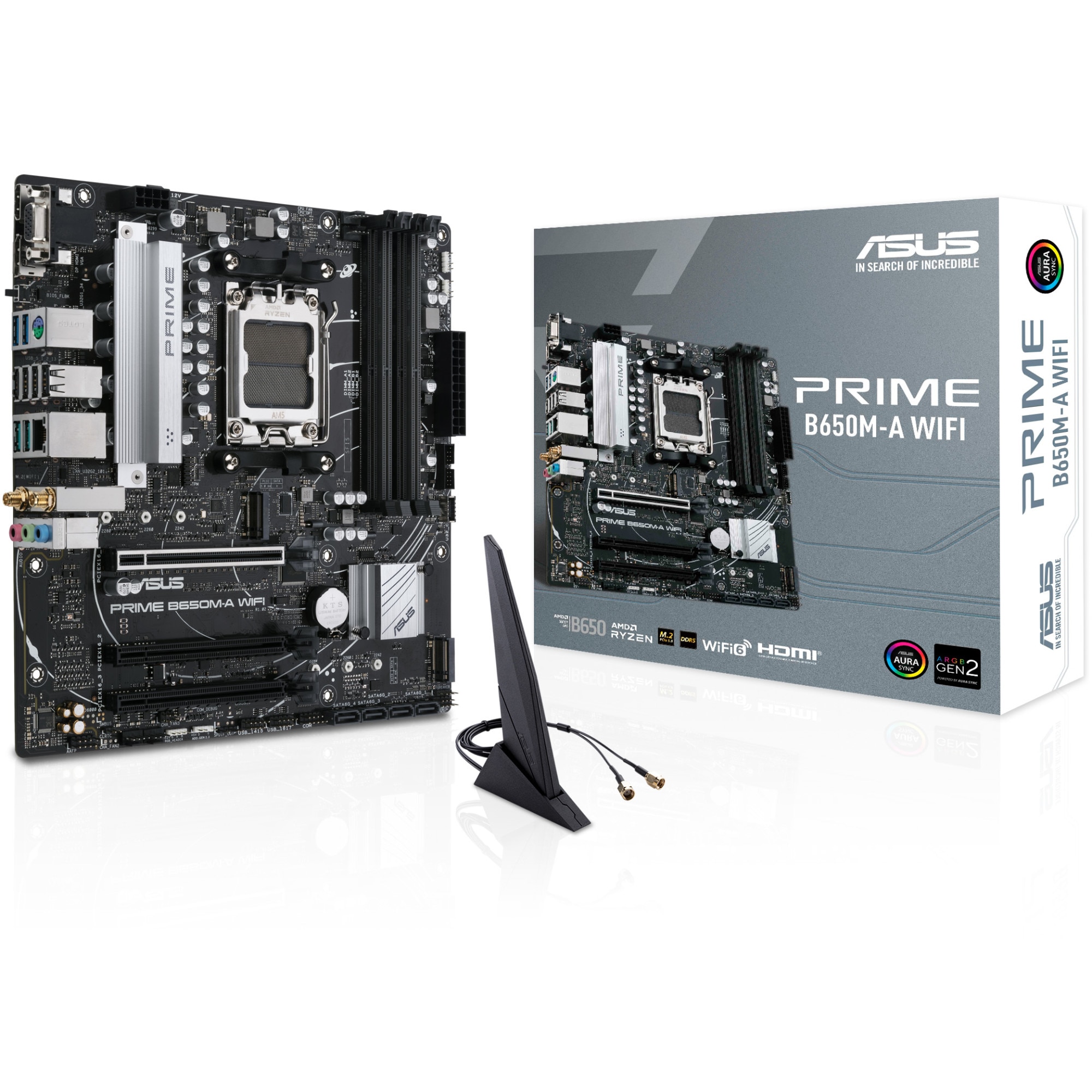 Placa de baza ASUS PRIME B650M-A WIFI, Socket AM5