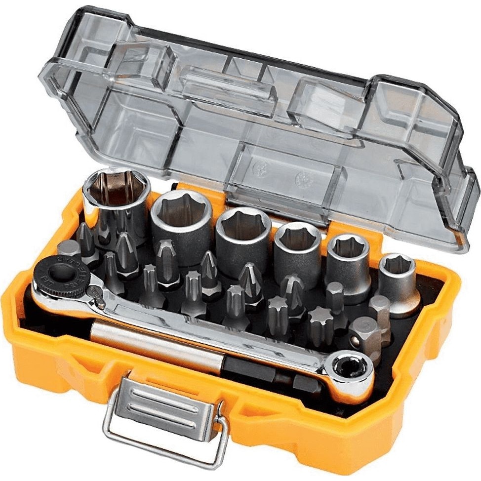 Set Avvitatura Dewalt DT71516-QZ Con Cricchetto - 24 Pezzi Con Inserti, Bussole E Custodia - Foto 9