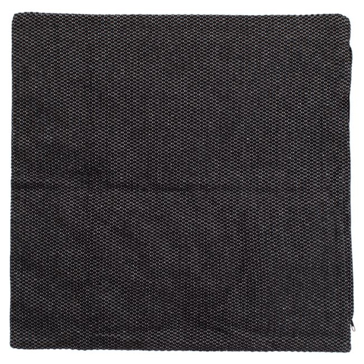 Декоративна калъфка за възглавница, Черна, 45x45 см