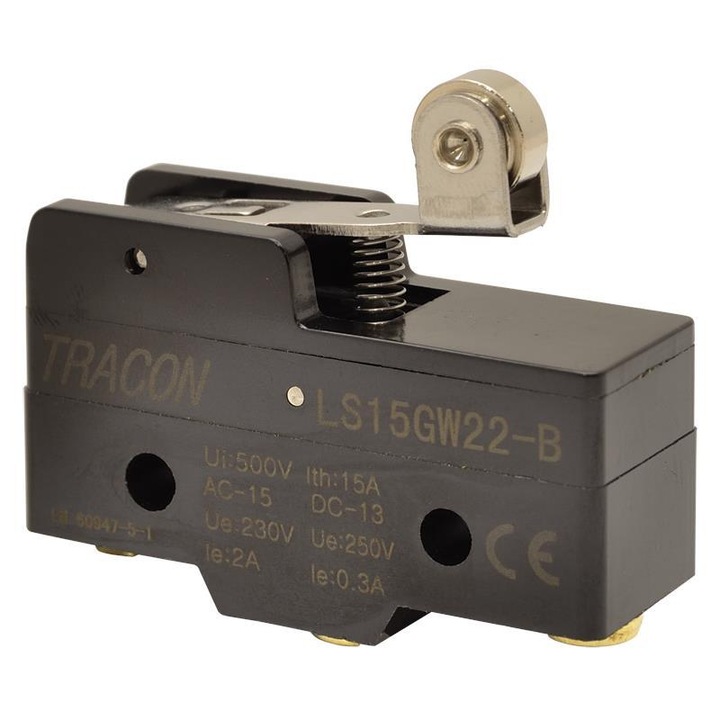 Conector, Tracon Electric, IP00, Negru