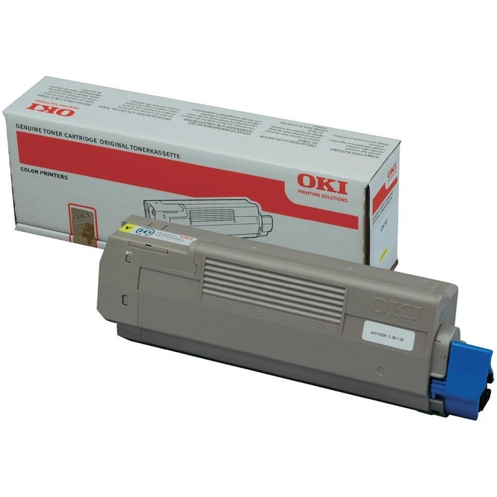 OKI 44315305 toner, sárga
