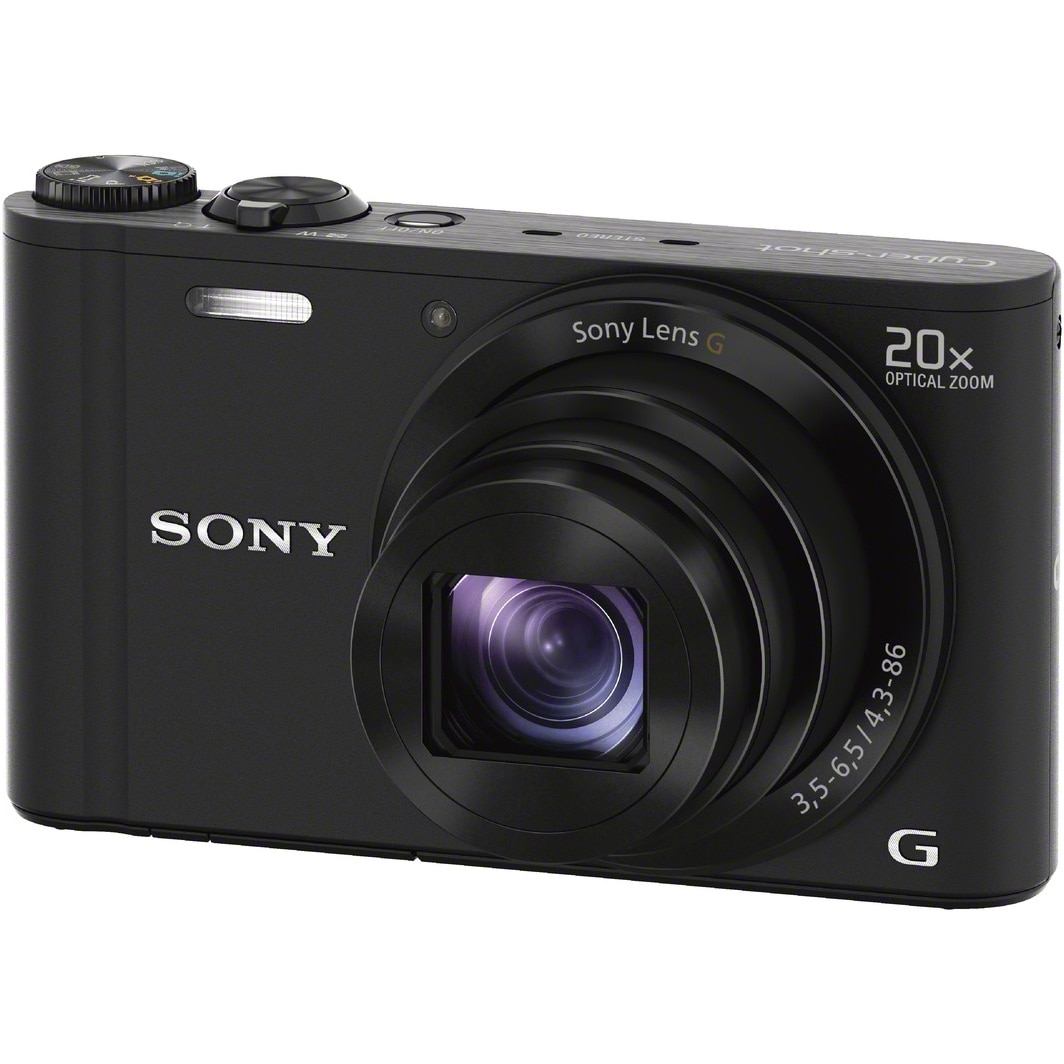Aparat foto digital Sony DSC-WX300, 18MP, Wi-Fi, Black - eMAG.ro