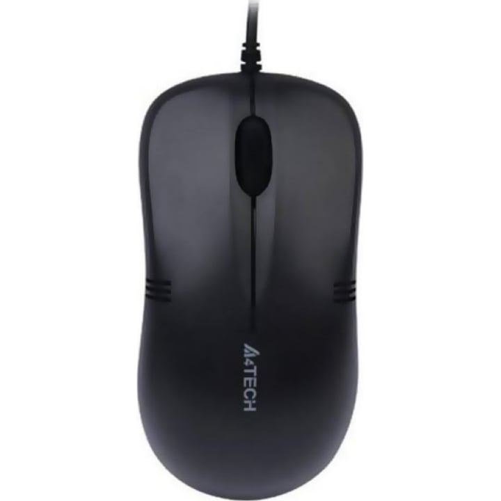 Мишка A4-Tech OP-560NU-1, Жична, USB, Черна