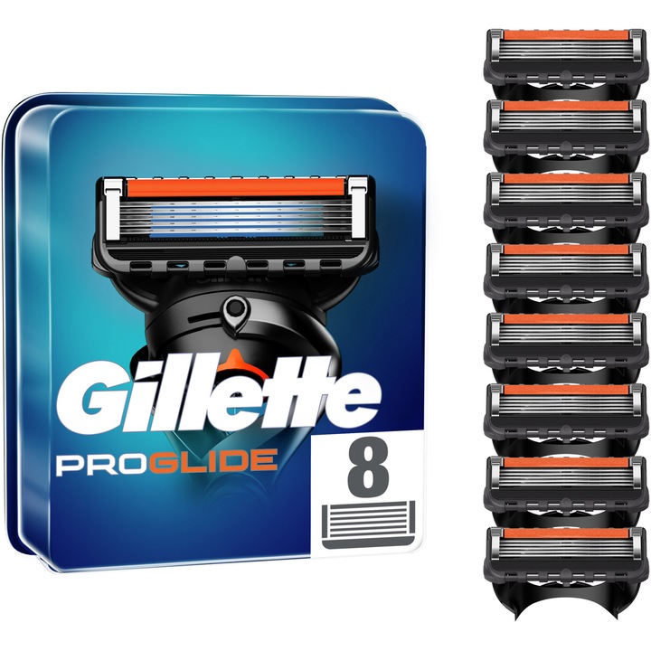 Rezerve aparat de ras Gillette Fusion ProGlide Manual, 8 buc