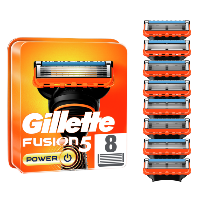Rezerve aparat de ras Gillette Fusion Power, 8 buc