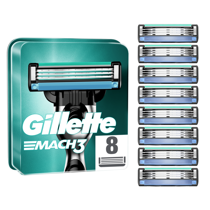 Rezerve aparat de ras Gillette Mach3, 8 buc