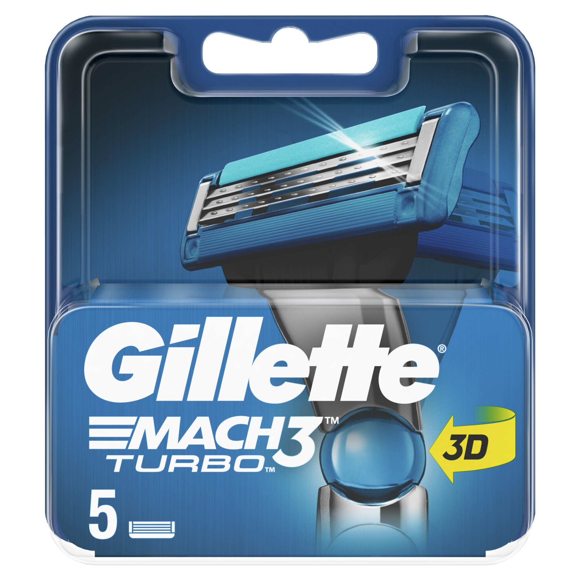Rezerve aparat de ras Gillette Mach3 Turbo, 5 buc