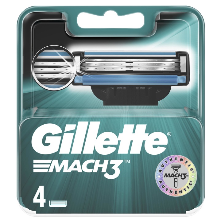 Резерви Gillette Mach3, 4 броя