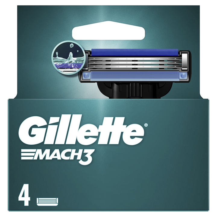Rezerve aparat de ras Gillette Mach3, 4 buc