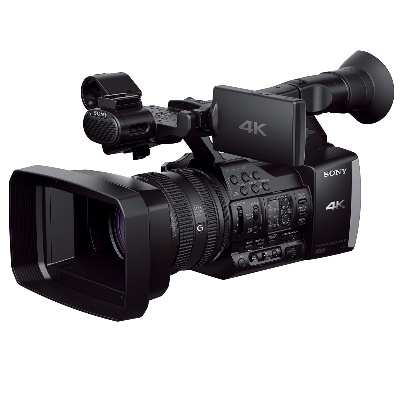 Strip off Shuraba light bulb Camera video profesionala Sony Handycam® FDR-AX1E, Ultra HD 4K - eMAG.ro