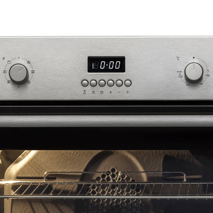 Електрическа фурна за вграждане Arctic AROIE21300C, Мултифункционална, Каталитично почистване, 65 л, Клас A-20%, Инокс