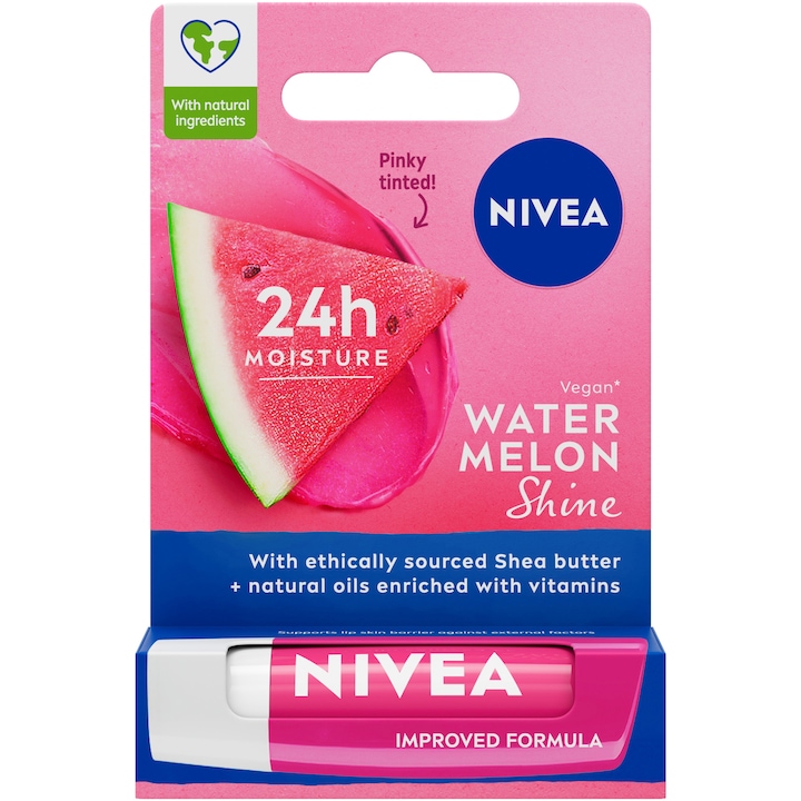 Балсам за устни Nivea Lip Care Watermelon, 5.5 гр