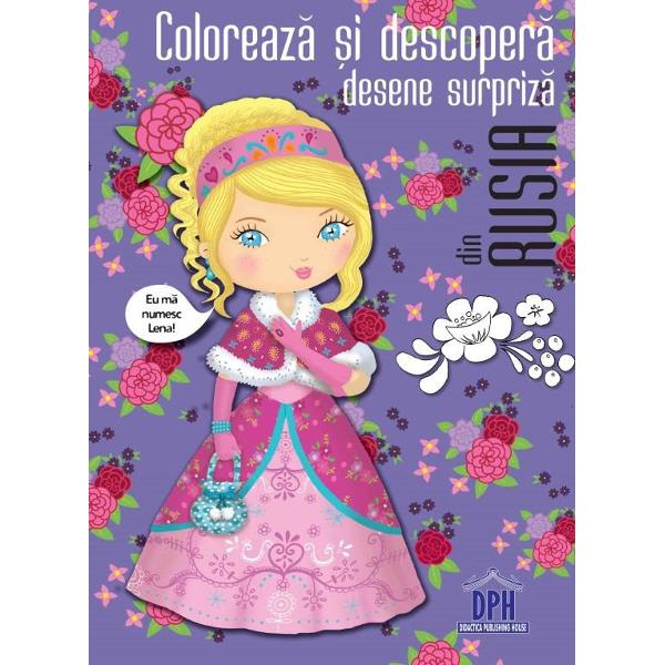 Carte de Colorat - Lena si Rusia