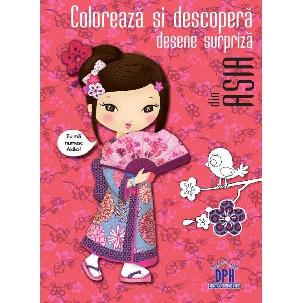 Carte de Colorat - Akiko si Asia