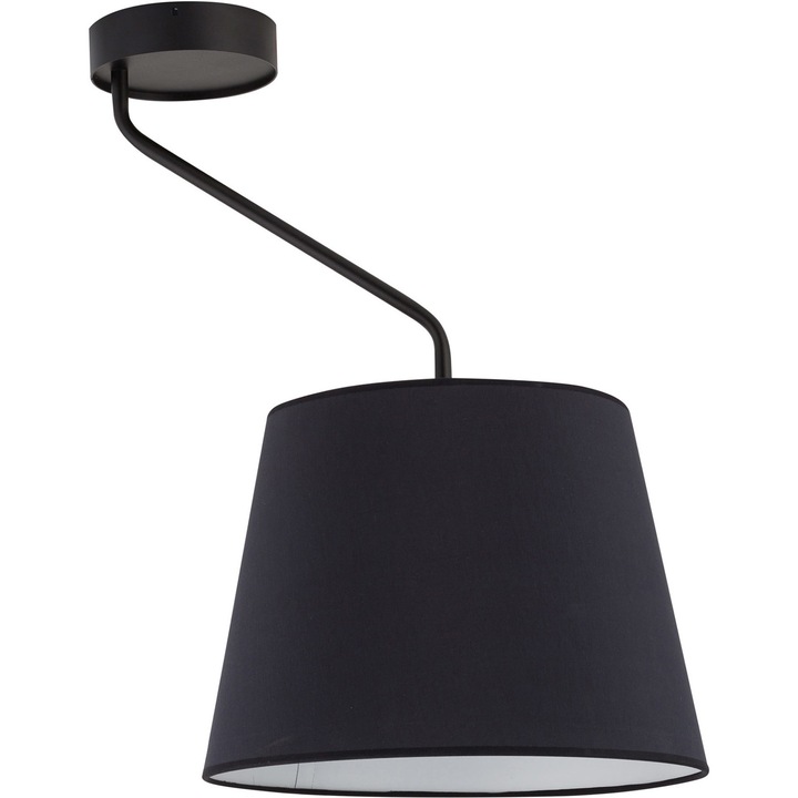 Полилей Sigma, Лисабон, стомана/текстил, E27, 58 x 42 x 35 см, черно/бяло