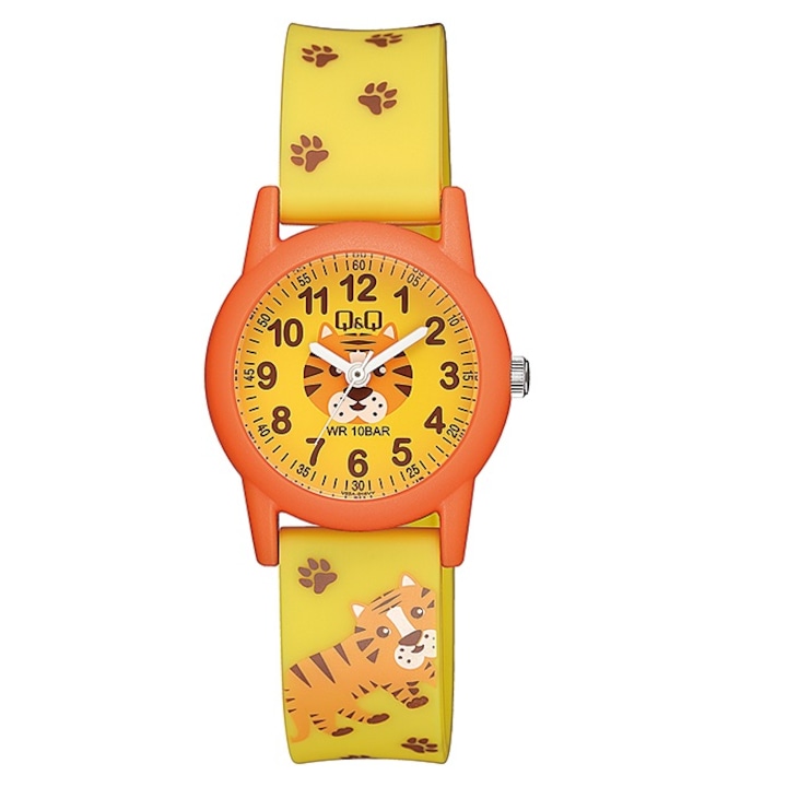 Детски часовник Q&Q V22A, Тигър