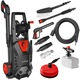 Aparat de spalat cu presiune, Lehmann Hudson, Alimentare La retea, 1800 W, 145/220 bar, 450 l/h, Negru/Portocaliu