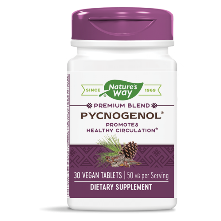 Хранителна добавка Nature’s Way, Pycnogenol, Пикногенол 50 mg х 30 таблетки