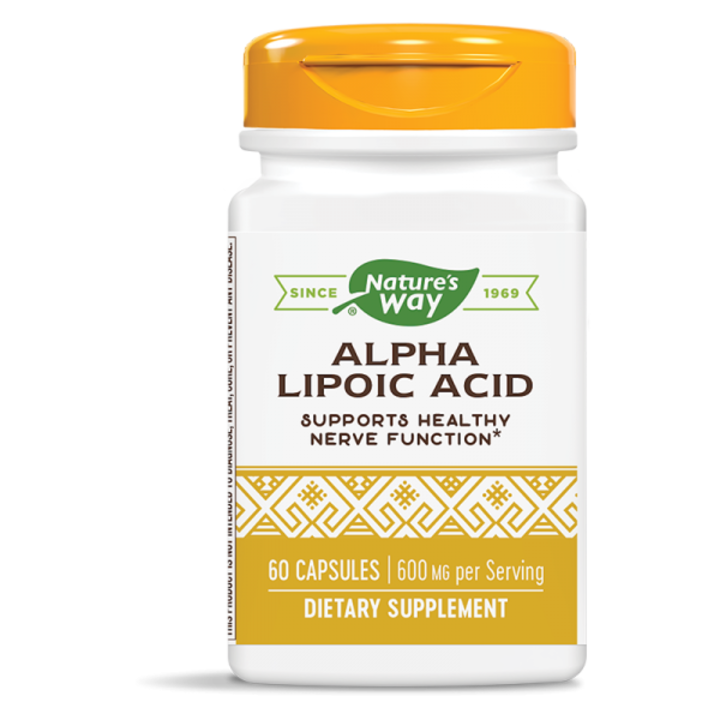 Supliment alimentar Nature's Way, acid alfa lipoic, acid alfa lipoic 200 mg x 60 capsule