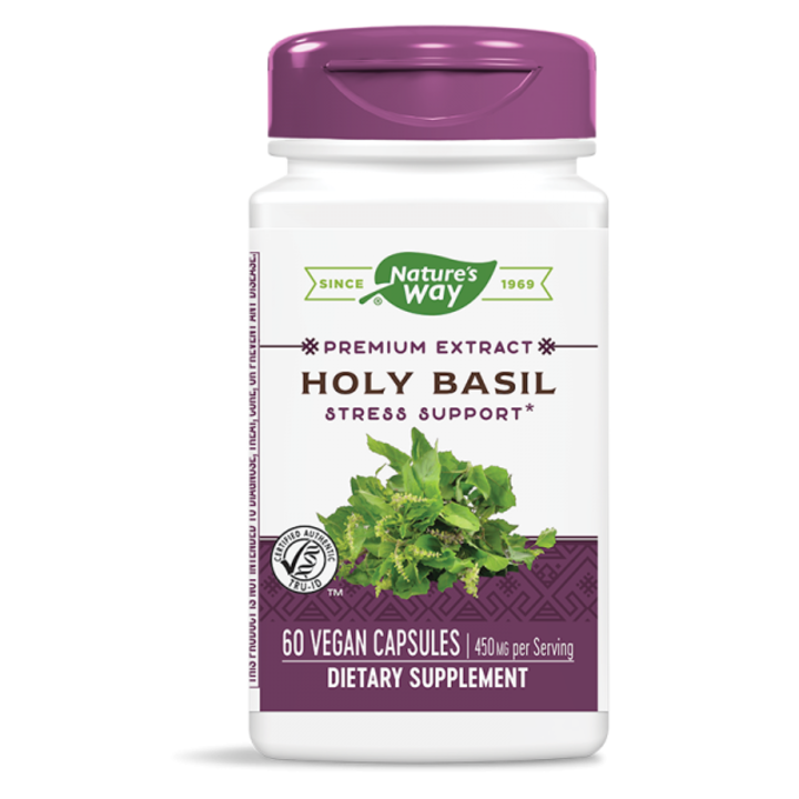 Supliment alimentar Nature's Way, Busuioc sfant, Busuioc sfant 450 mg x 60 capsule