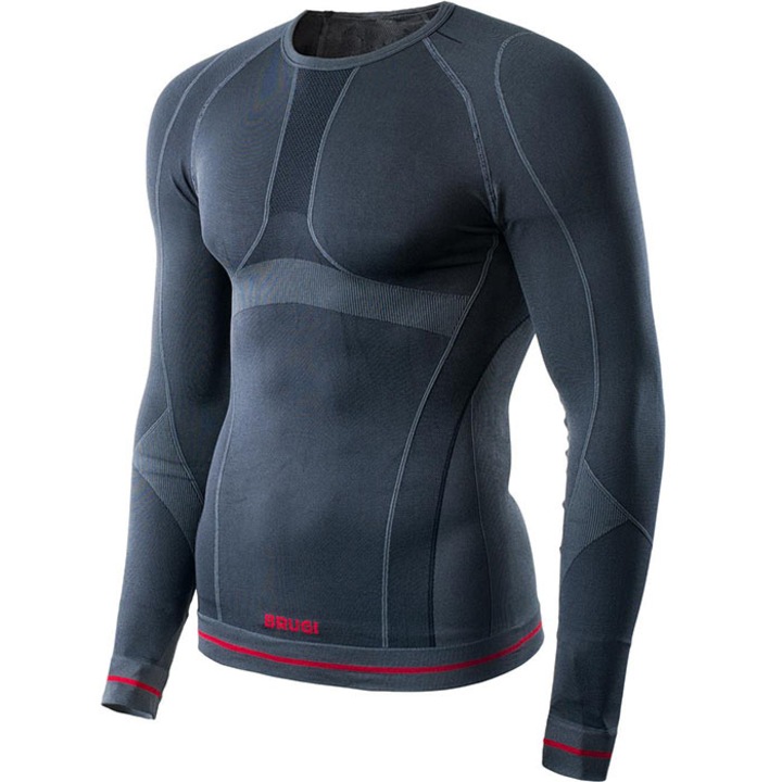 Bluza termica pentru barbati Brugi, Negru - 96884, Negru, M