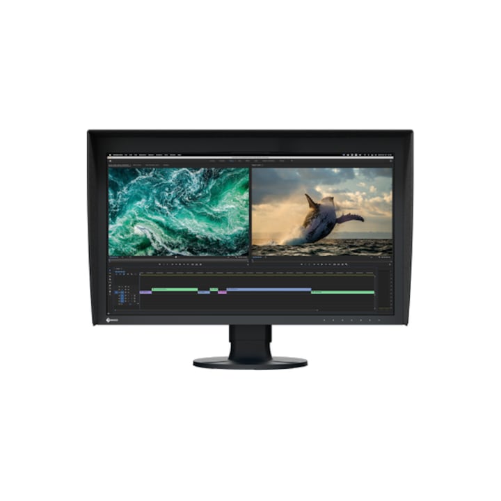 Monitor IPS LED EIZO 27" CG2700S, QHD 2560 x 1440, HDMI, Pivot Negru