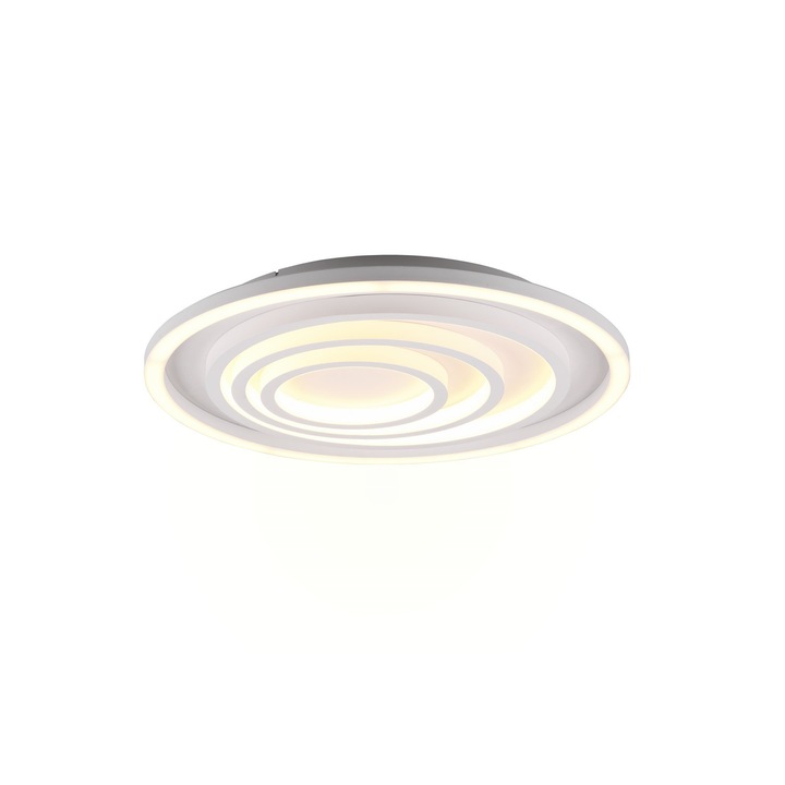 Plafoniera LED, Trio, 40 W, 5000 lm, Metal/Plastic, Alb