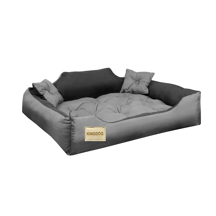 Kényelmes szürke kutyaágy kanapé 115x95cm