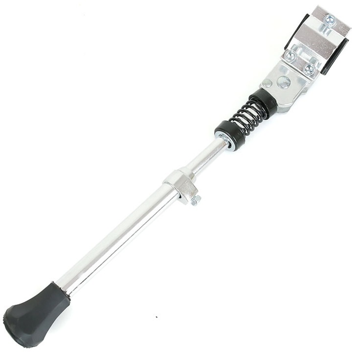 Cric pentru bicicleta, Reglabil, Din Aluminiu, 24/26/28 inchi, Argintiu