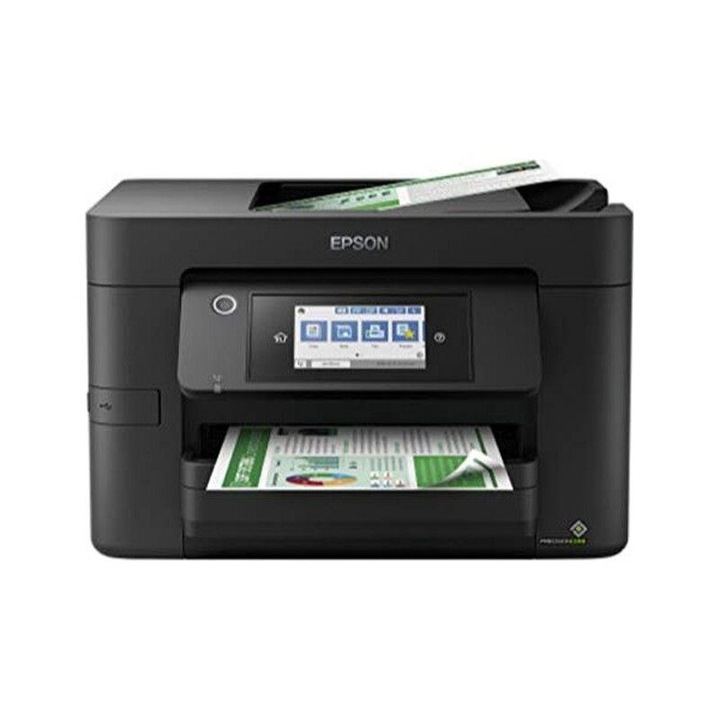 Imprimanta inkjet color Epson WF-4820 dwf, A4, duplex, USB 2.0, Wi-Fi, 36 ppm negru, 22 ppm color