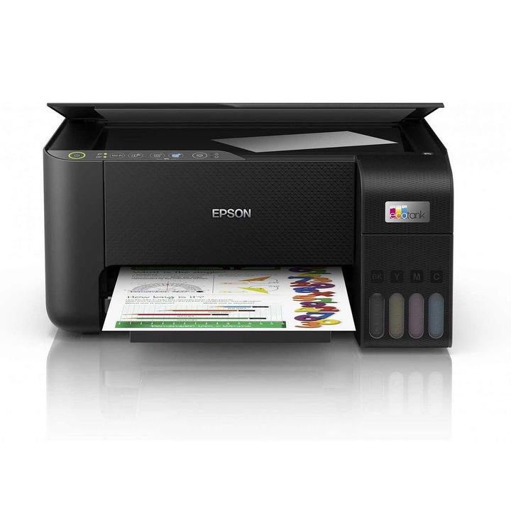 Imprimanta inkjet color Epson ET-2810, A4, duplex, Wi-Fi, 10 ppm negru, 5 ppm color