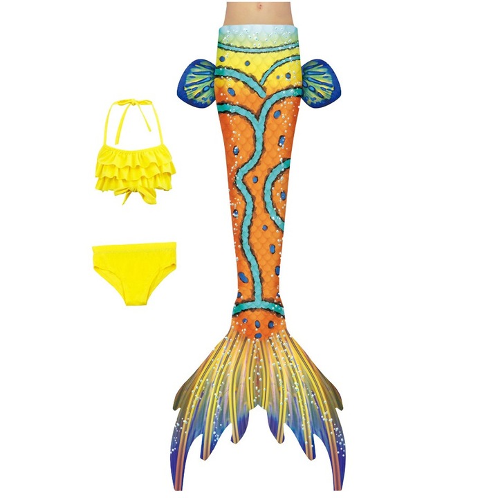 Costum de baie Sirena THK®, include, Solar Yellow