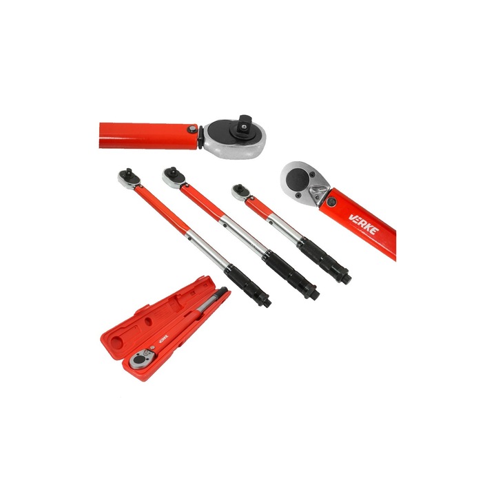 Динамометричен ключ, 1/4", 265 mm, 5-25 Nm, Verke