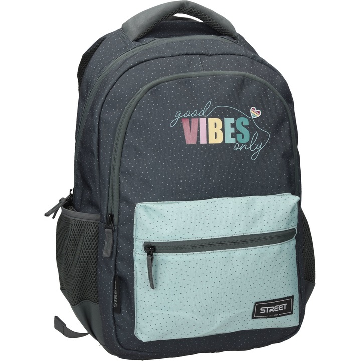 Rucsac, Eurocom, 27x12x42 cm, Negru