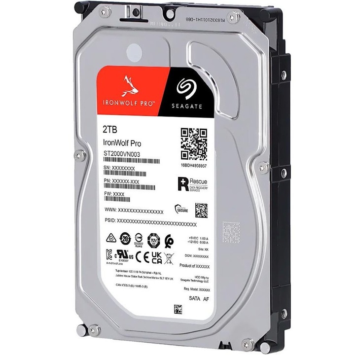Хард диск Seagate IronWolf, 2TB, 5400 оборота/минута