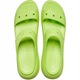 Saboti Papuci De Dama Platforma, Crocs, Classic Crush Sandal, Verde, 39,5 EU