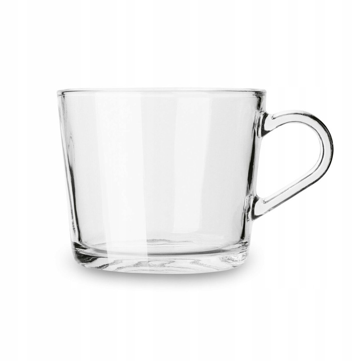 Cana pentru cafea Tadar, 450ml, Sticla, Transparent