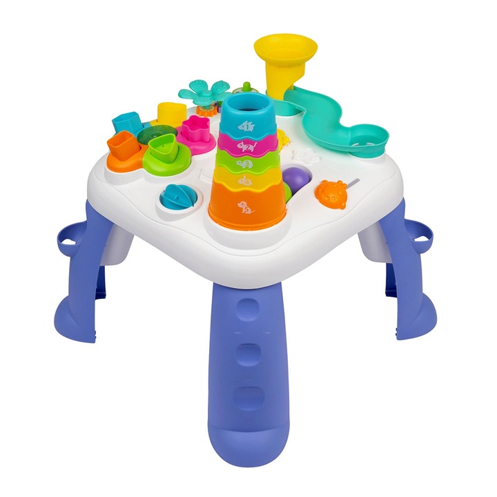 Активна масичка Playgro, Интерактивни игри, Песнички, Светлини, Топки, 20m+