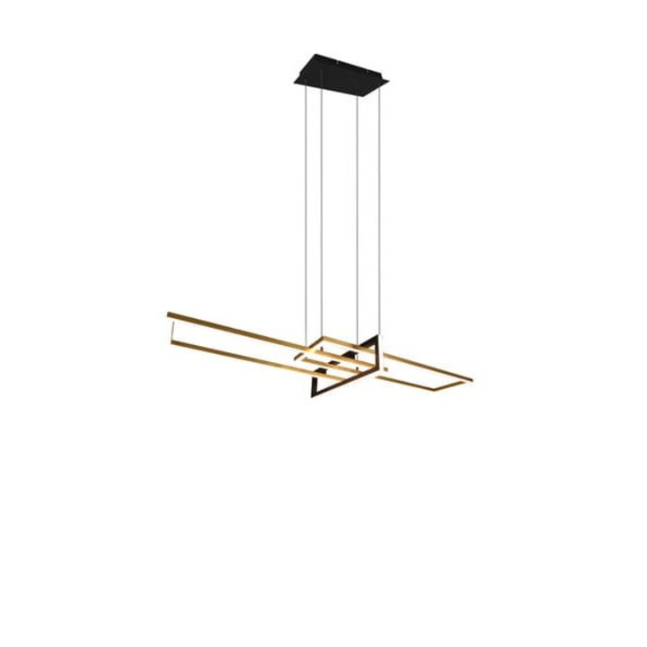LED полилей, Трио, Salinas, Метал, 1500 x 1100 mm, Златен