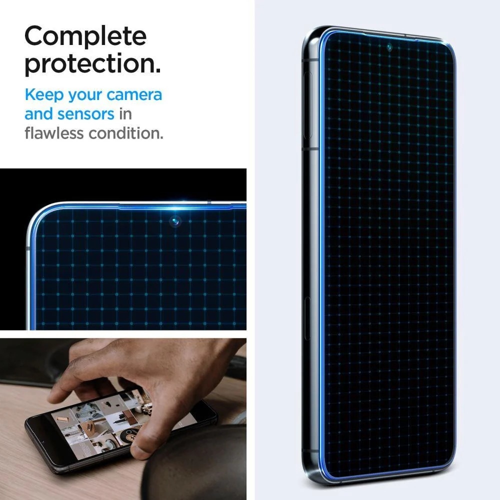 Folie pentru Samsung Galaxy S23 Plus (set 2) - Spigen Glas.tR EZ FIT - Clear