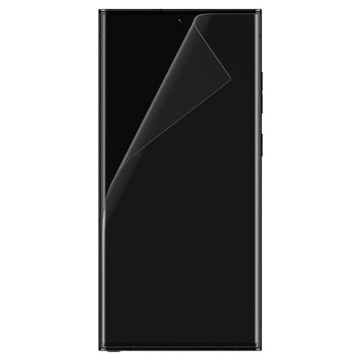 Set 2 folii protectie TPU Case friendly Spigen Neo Flex compatibil cu Samsung Galaxy S23 Ultra