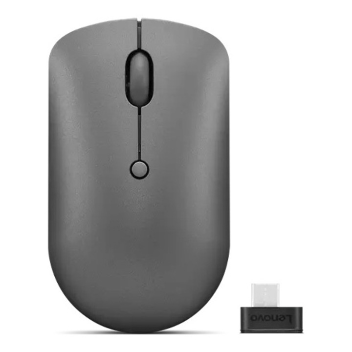 Безжична мишка Lenovo 540, USB-C, Storm Grey