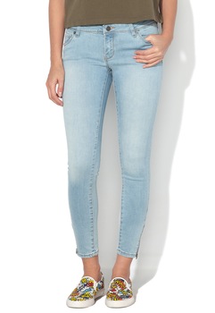 Vero Moda, Jeansi slim fit bleu Five 10172016-LIGHT-BLUE-DENIM Vero Moda, Jeansi slim fit bleu Five 10172016-LIGHT-BLUE-DENIM